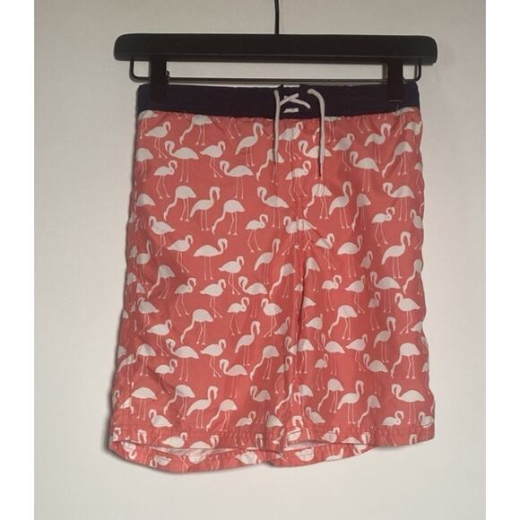 Janie and Jack Swim Trunks Flamingo Size 10 Lined - Picture 1 of 3